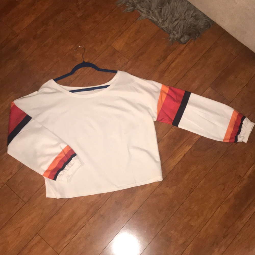 White & Stripped Long Sleeve